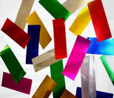 Rectangle Colorful Party Confetti Cannon Metallic For Celebration