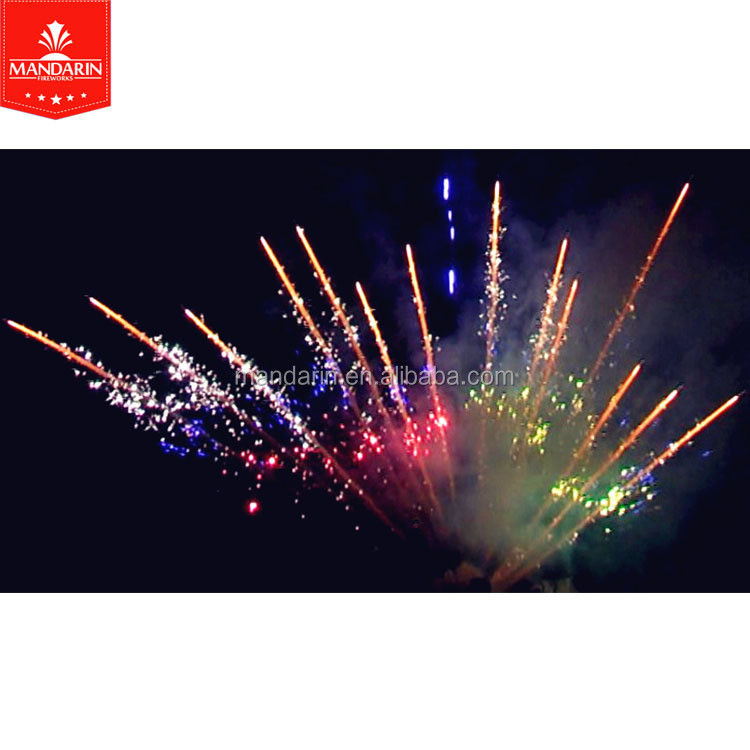 Salutes Professional Fireworks Display 100 Shots Z / Fan Shape Cake Pyrotechnics