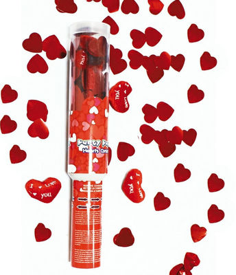 30cm Wedding Party Confetti Cannon Popper Red Heart Rose Petal