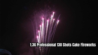 Προμηθευτής κινεζικών πυροτεχνημάτων 0,8 ιντσών και 1,2 ιντσών 130 βολών 1,3 G Professional Cake Fireworks