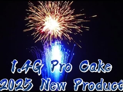 200 Shots 1.4G Pro cake fireworks Christmas party events 1000G Fireworks Pyrotechnics