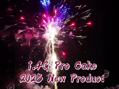 2025 Fireworks 1.4 Pro Cake Fireworks 200 Shots New Item Cake Mandarin Pyrotechnics 