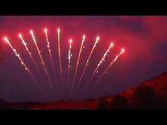 1.3g Festival Single Row Fireworks Salute Pyrotechnics 10 Shots Chinese Fireworks