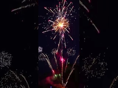 Chinese Customized 188 Shots Cake Fireworks Pyrotechnics Salute For Celebration