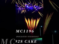 Customized Consumer Fireworks 92 Shots China Cake Fireworks