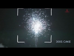 Effect Machine Gun 300 Shots 500 Gram Fireworks Cake With CE EX AFSL Approval