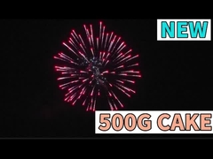 Pyrotechnic Super Big 500G 9 Shots Cake Fireworks For Celebration Fireworks
