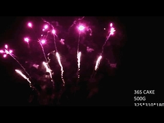 High Quality 36 Shots 500G Cake Fan Shape Fireworks Wholesale Liuyang Fireworks From China