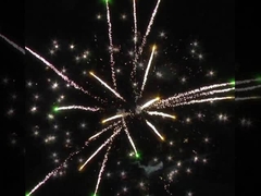 25 Shots Pyrotechnic Cake Fireworks Customized 180x180x225cm