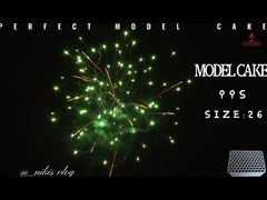 Mandarin 99 Shots Colorful Consumer Cake Fireworks For Celebration