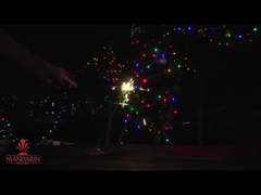 12 Inch Neon Whistling Firework Sparkler Colorful Cake Fountain Sparkler With Gold Effects