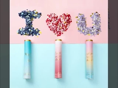 Handheld Colorful Heart Party Paper Confetti For Festival / New Year
