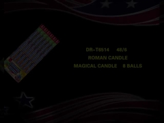 Liuyang Export 8 Ball Roman Candle , 14kg Festival Balls Logo Customized