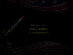 Comet Shinning Roman Candle Fireworks Pyrotechnics 88 Shots For Party