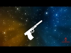 Four Color Pistol Fountain Fireworks Handheld Sparkler Fountain Salute For Party