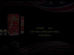 Mini Canister Artillery Shells  Fireworks 1.75