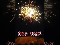 Factory Wholesale 100 Shots Cake Fireworks Pyrotechnics With Great Effect Liuyang 1.4G Cake Firework