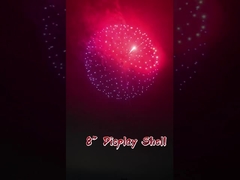 Fireworks Ball 8 Inch Display Shells Fireworks 1.3G Professional Display Shells Fireworks For Sale
