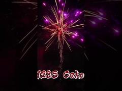 Consumer Fireworks Wholesale 1.4G UN0336 Customized New Year Fireworks Cake 128 Shots Pyrotechnics 