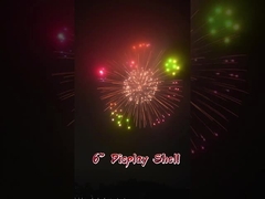 Professional Pyrotechnics 3 4 5 6 Inch Display Shells Fireworks 1.3g Professional Fireworks Display