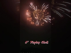 Wholesale Supplies Mandarin Professional 4 Inch Display Shells Fireworks 1.3g Pyrotechnics