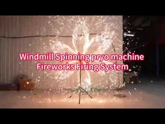 12 Receivers Remote Control Windmill Spinning Cold Pryo Fountain Machine Fireworks Ignition System