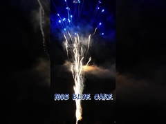 Wholesale Customized Blue Fireworks Pyrotechnics 100 Shots 1.4G Consumer Howling Wolf Cake Fireworks