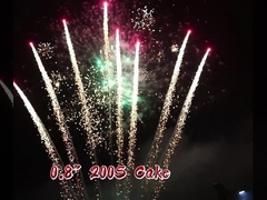 Mandarin Fireworks Chinese 0.8 Inch 200 Shots Hot Selling Consumer Cake Fireworks For Wedding