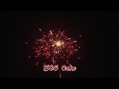 Wholesale Fireworks 1 Inch 1.2 Inch 139 Shots Outdoor Pyro Consumer Cake Fireworks with CE Mark 