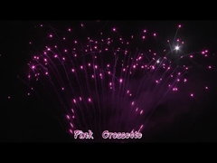 1.3G Professional Fireworks Cake 180 Shots Customizable Christmas Festival Pink Crossette Outdoor 