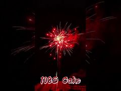 108 Shots 1.4g UN0336 Fireworks Cake with Customizable Effects for Outdoor Display