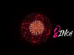 Liuyang Mandarin 1.3G UN0335 Professional Display Shells Firework 8 Inch Mortar Artillery Shell