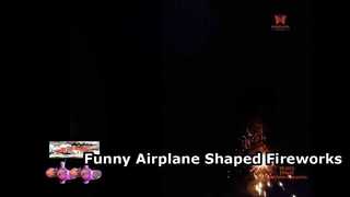 1.4G Outdoor Fireworks Aviod Con Crackling Toy Fireworks Funny Airplane Shaped Fireworks