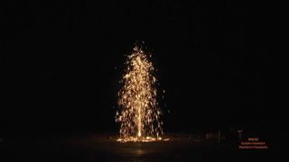 Chinese Factory Golden Waterfall Ground Fountain Golden Rain Fountain Pyrotechnics