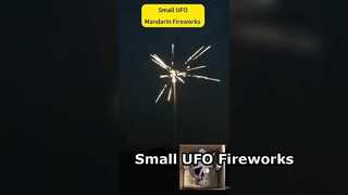Chinese Wholesale Small UFO Fireworks 1.4G Sci-Fi Themed Novelty ‌Flying Saucer-shaped Toy Fireworks