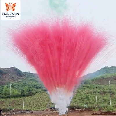 Factory 1.2 Inch 100 Shots Fireworks Battery Daytime Cake Fireworks No Residue No Inner Tube Colorful Smoke Firework Cake Pyrotechnics