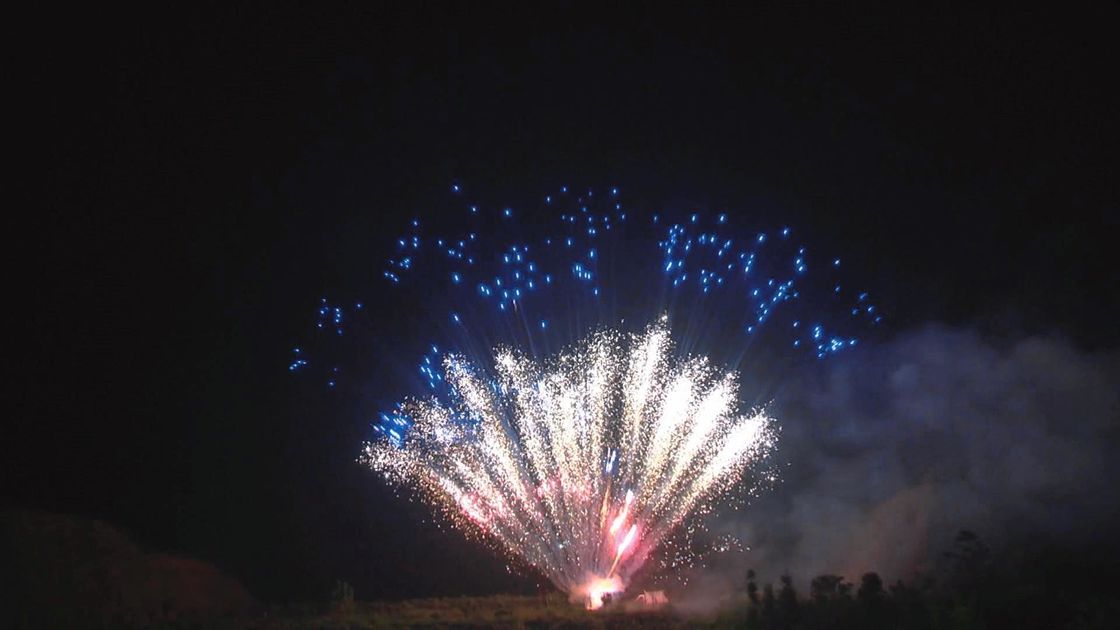 Mandarin Pyrotechnics Liuyang Professional Cake Fireworks 100 Shots