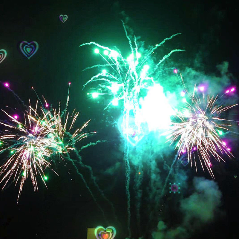 Professional Outdoor Cake Fireworks 228 Shots Stadium Celebration 1.3g