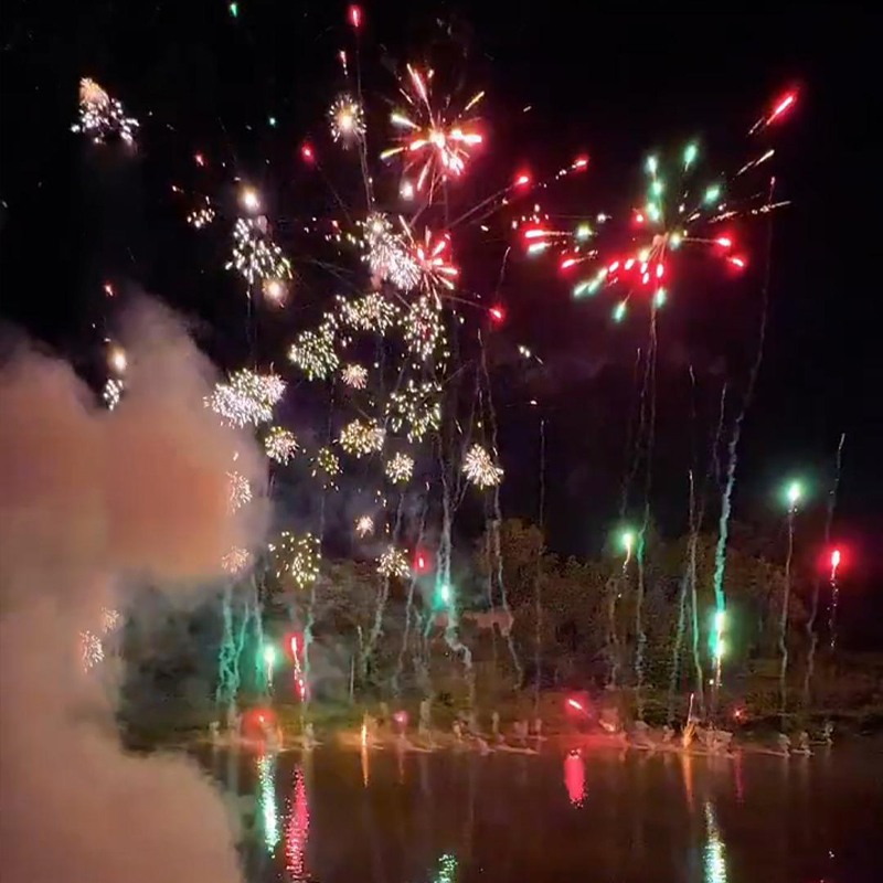 Chinese Factory Liuyang Mandarin Customized 1.4g Consumer Fireworks Water Cake Fireworks Cake Pyrotechnics