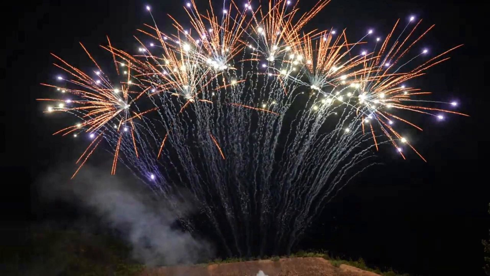 One Unit Firework 1.3g Pyrotechnics 13-Shot Single Row Fireworks for Events