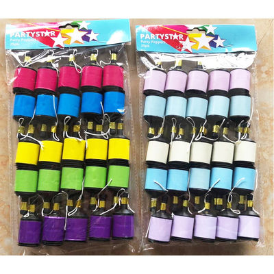 Party Popper Shooter Bottle Shapes Party Cannon For Celebration
