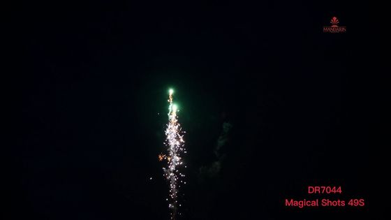 Mandarin Outdoor Magical Shots 49s Spit Beads Fireworks For Celebration