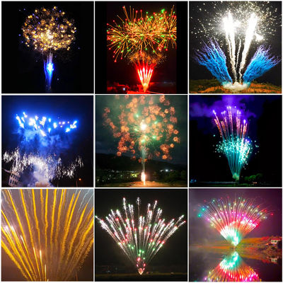 China Export W Shape Cake Fireworks Professional Pyrotechnics Cake Fireworks Special Effects Customized Fireworks 1.3g