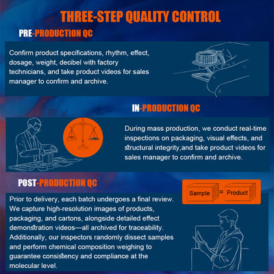 1.4G Multi-shot Spinning Gatling Firework with Customizable Effects for Celebrations and Events