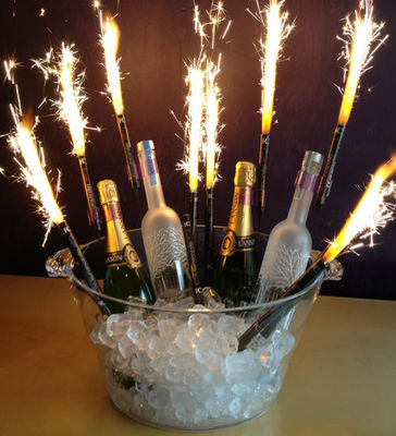 Smokeless Stage Ice Fountain Sparklers / 0.029 CBM Birthday Candles Fireworks
