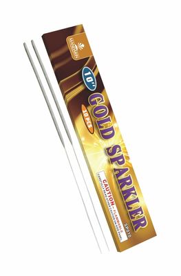 10'' Inch Gold Firework Sparkler 240mm For Wedding / Birthday Party