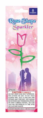 Chinese 7 Inch Firework Sparkler Rose Shape Wedding Electric Cold Sparklers