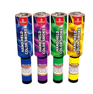45S Duration Coloured Smoke Flares , Hand Held Smoke Bombs For Photography