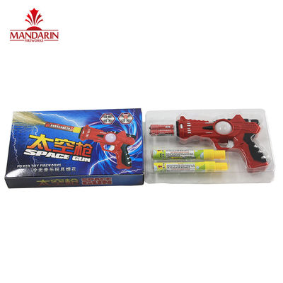 Children Handheld Gun Toy Fireworks 0.025CBM Logo Customized