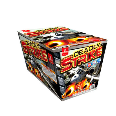 Mandarin 25 Shots Brocade Crown Cake Fireworks For New Year Celebration
